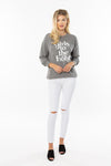Girls to the Front Sweater in Gray