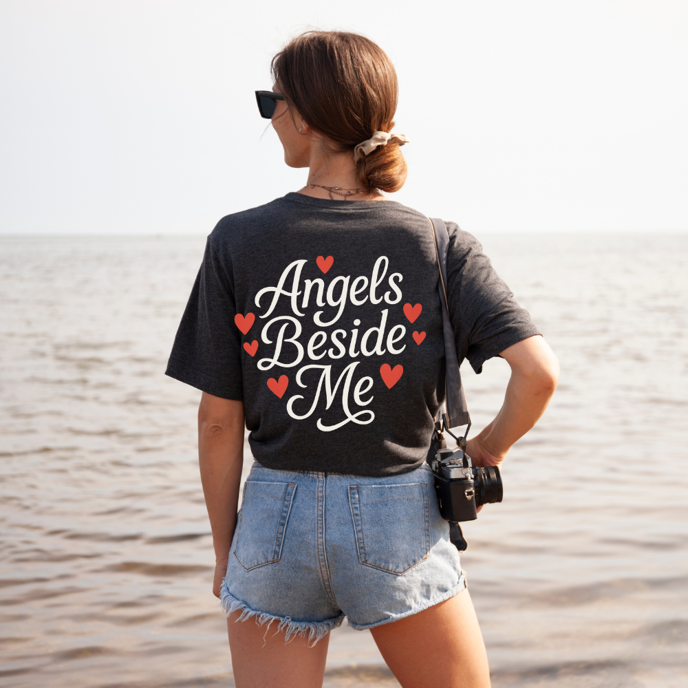 Angels Beside Me - Back Print