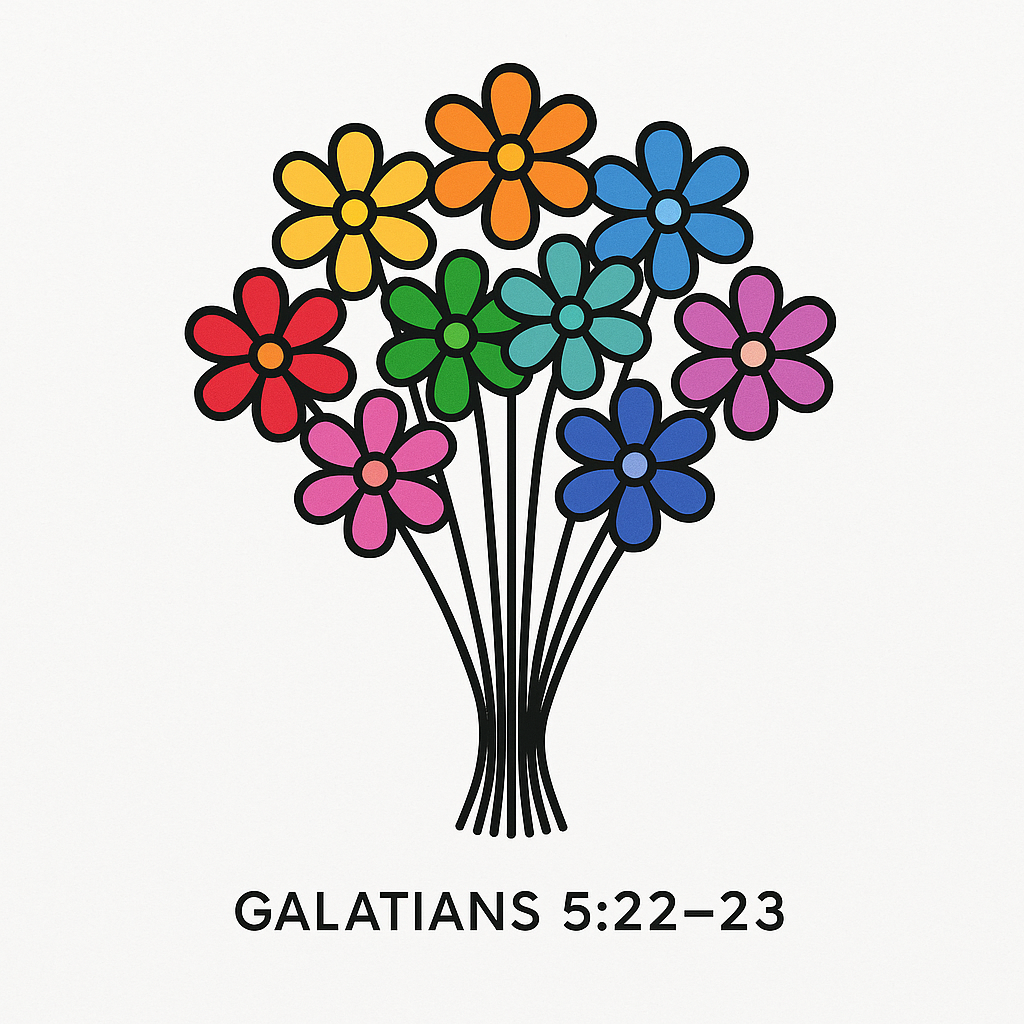 Galatians 5:22–23 Fruit of the Spirit Minimalist Bible Verse Tee