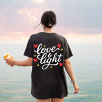 Love & Light Back Print - Black