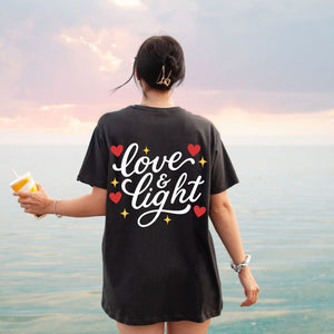 Love & Light Back Print - Black