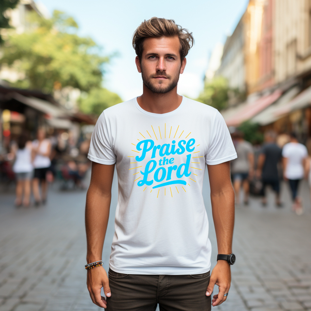 Praise the Lord Graphic Tee - Unisex Christian Shirt