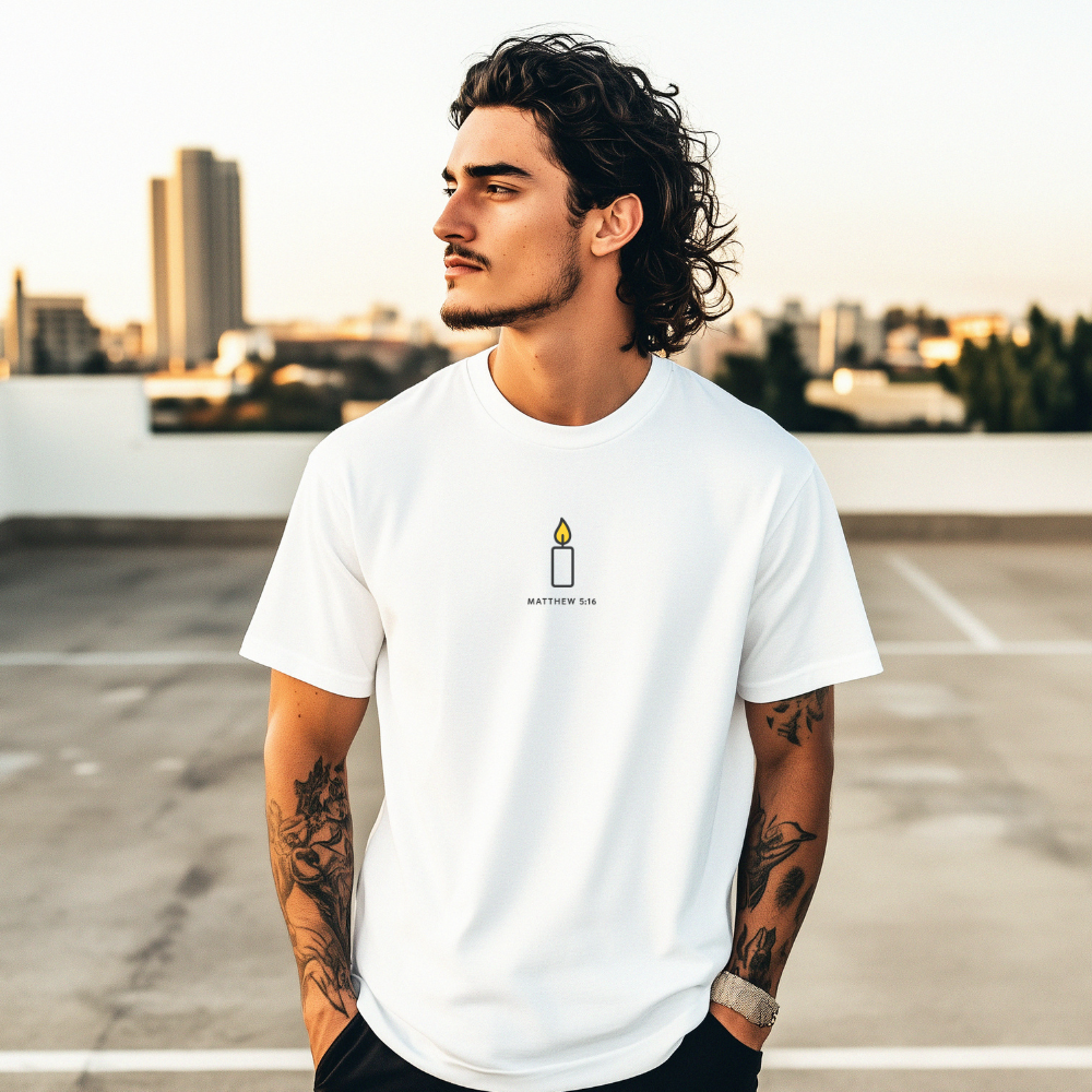 Matthew 5:16 Minimalist Graphic Tee - Unisex