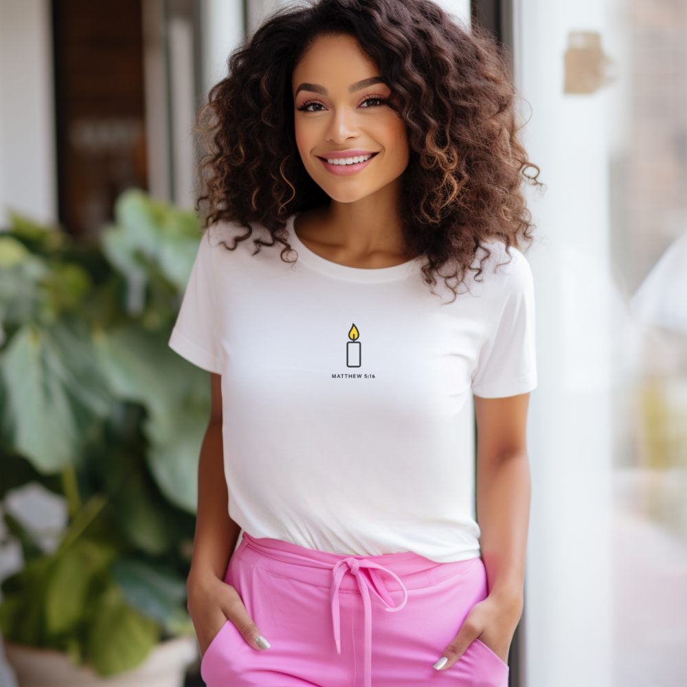 Matthew 5:16 Minimalist Graphic Tee - Unisex