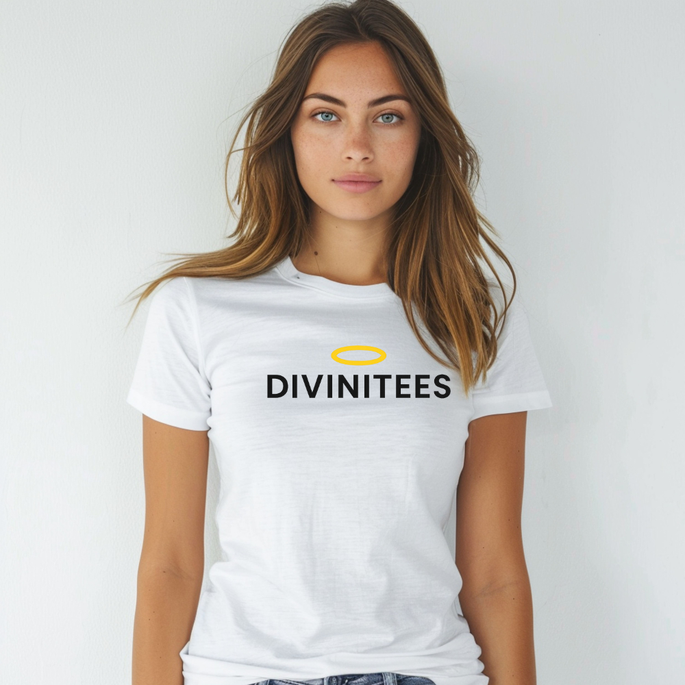 Divinitees Classic Full Logo Classic Minimalist Tee