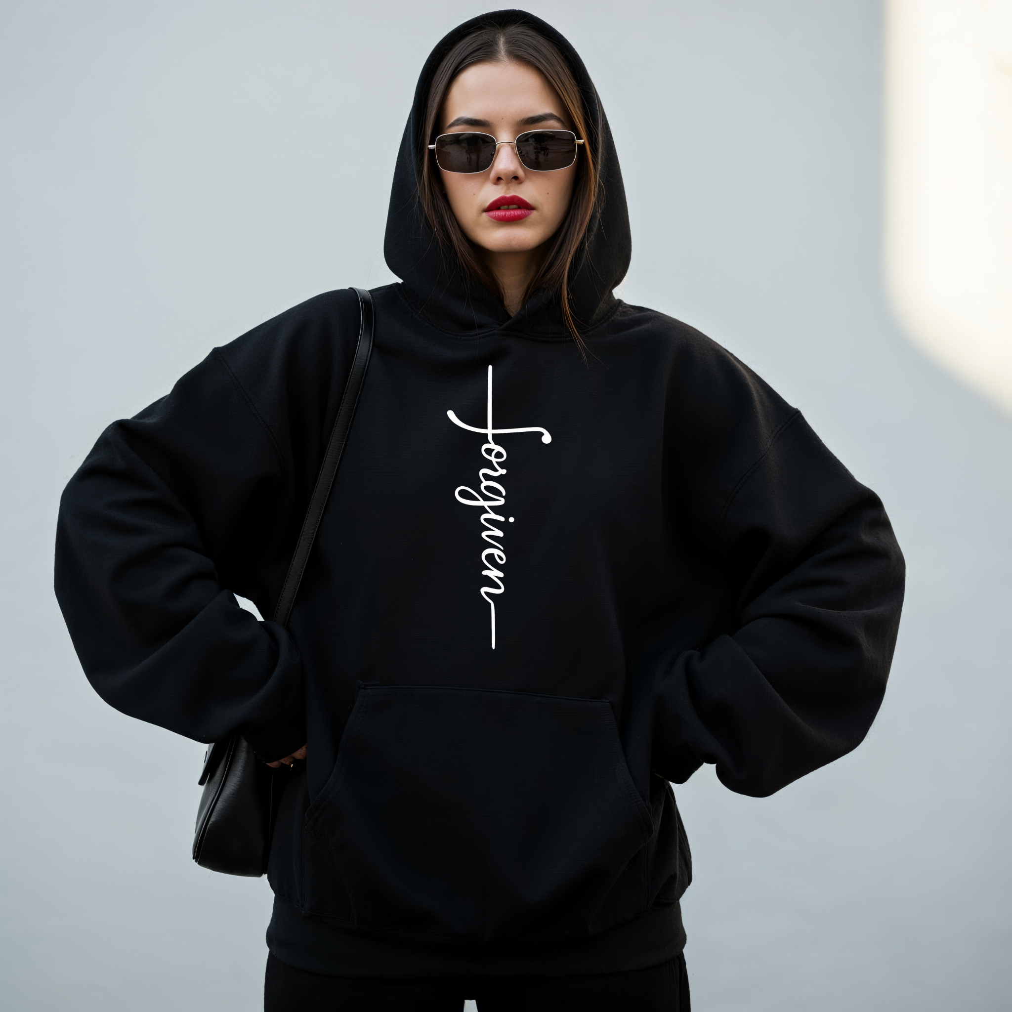 Forgiven Minimalist Christian Hoodie