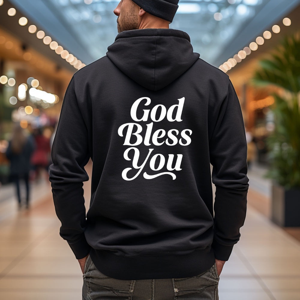 God Bless You Zip Hoodie