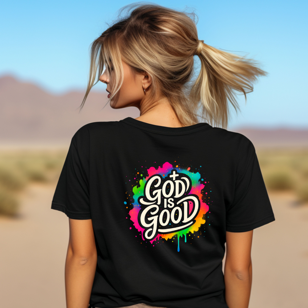 God is Good Tee - Vibrant Christian Shirt