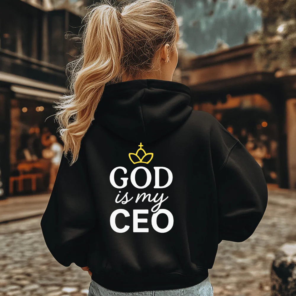 God is My CEO Zip Hoodie