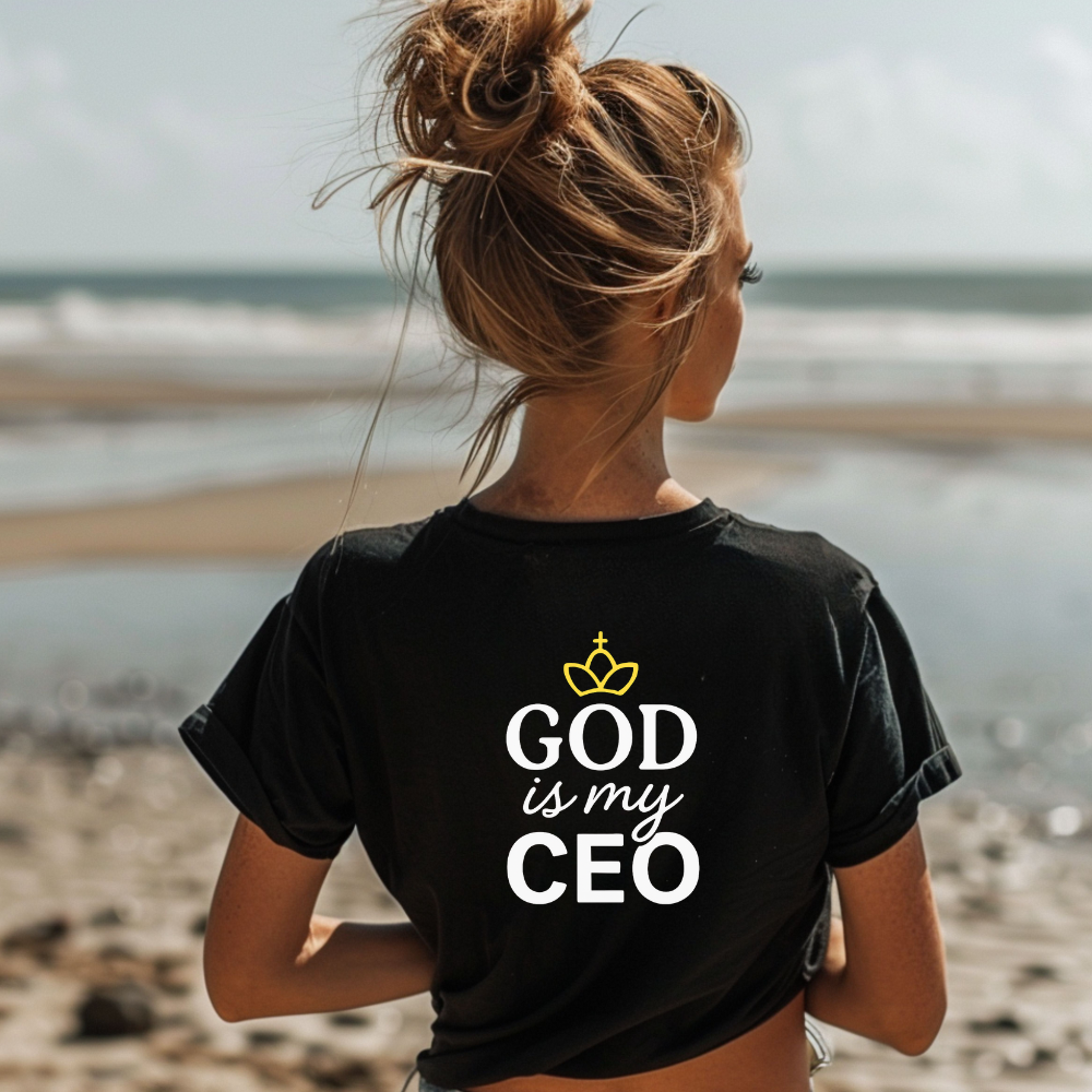 God is My CEO Christian Tee