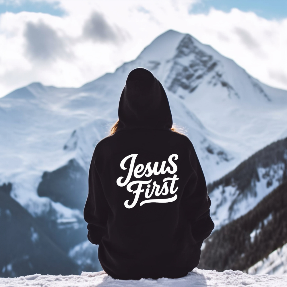Jesus First Zip Hoodie