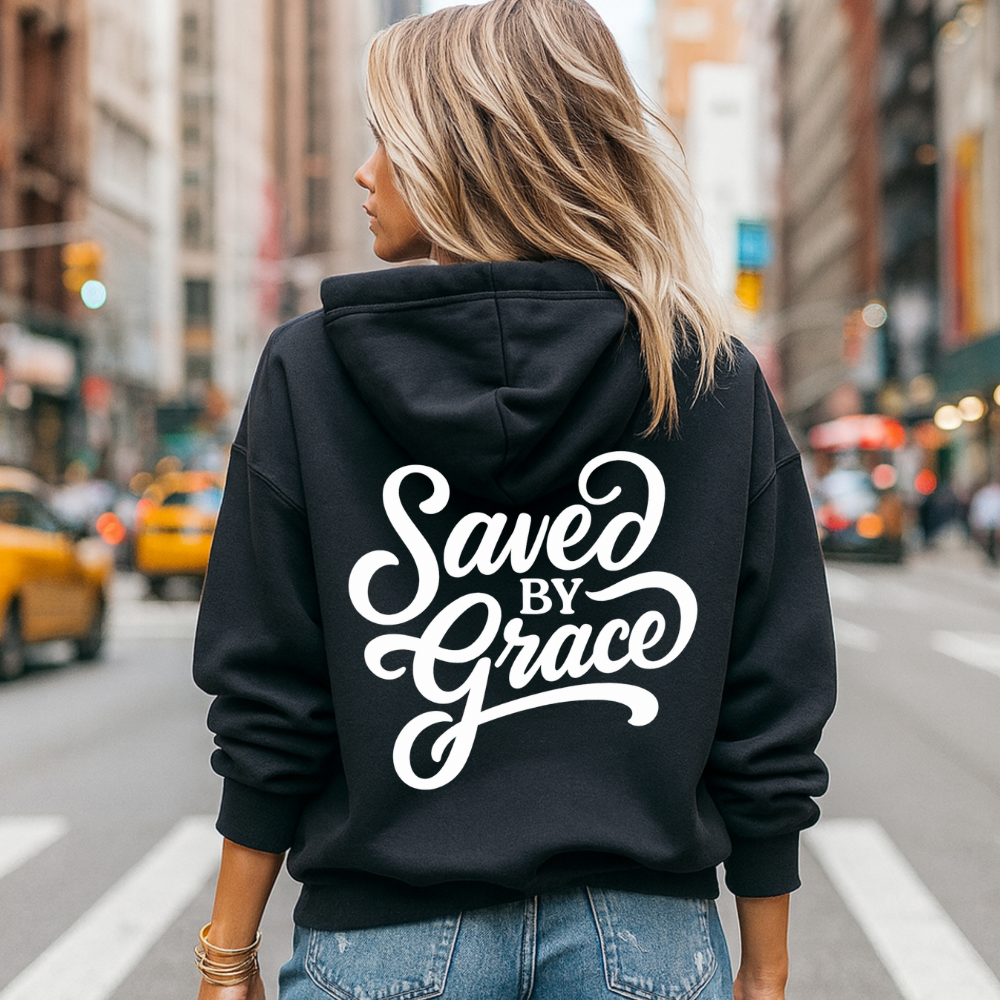 Saved by Grace Zip Hoodie