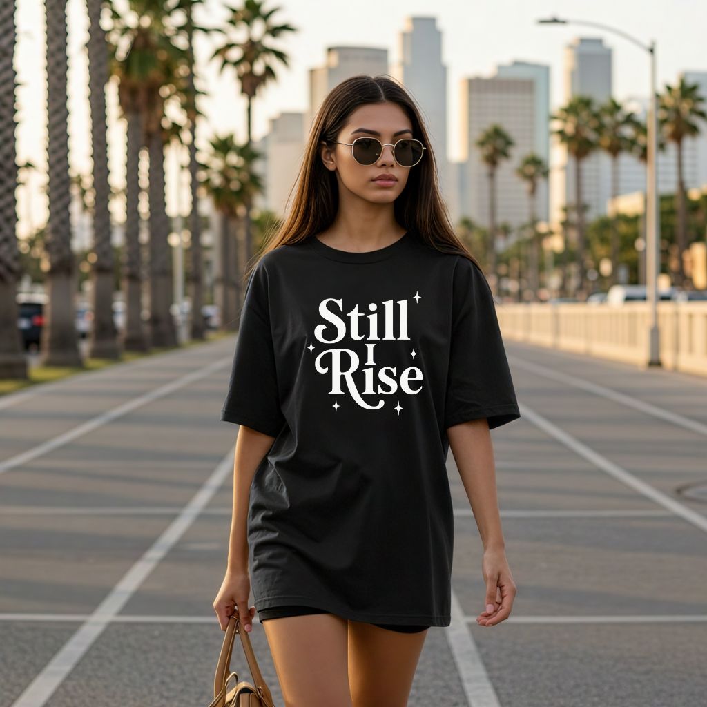 Still I Rise Women's Graphic Tee - Black