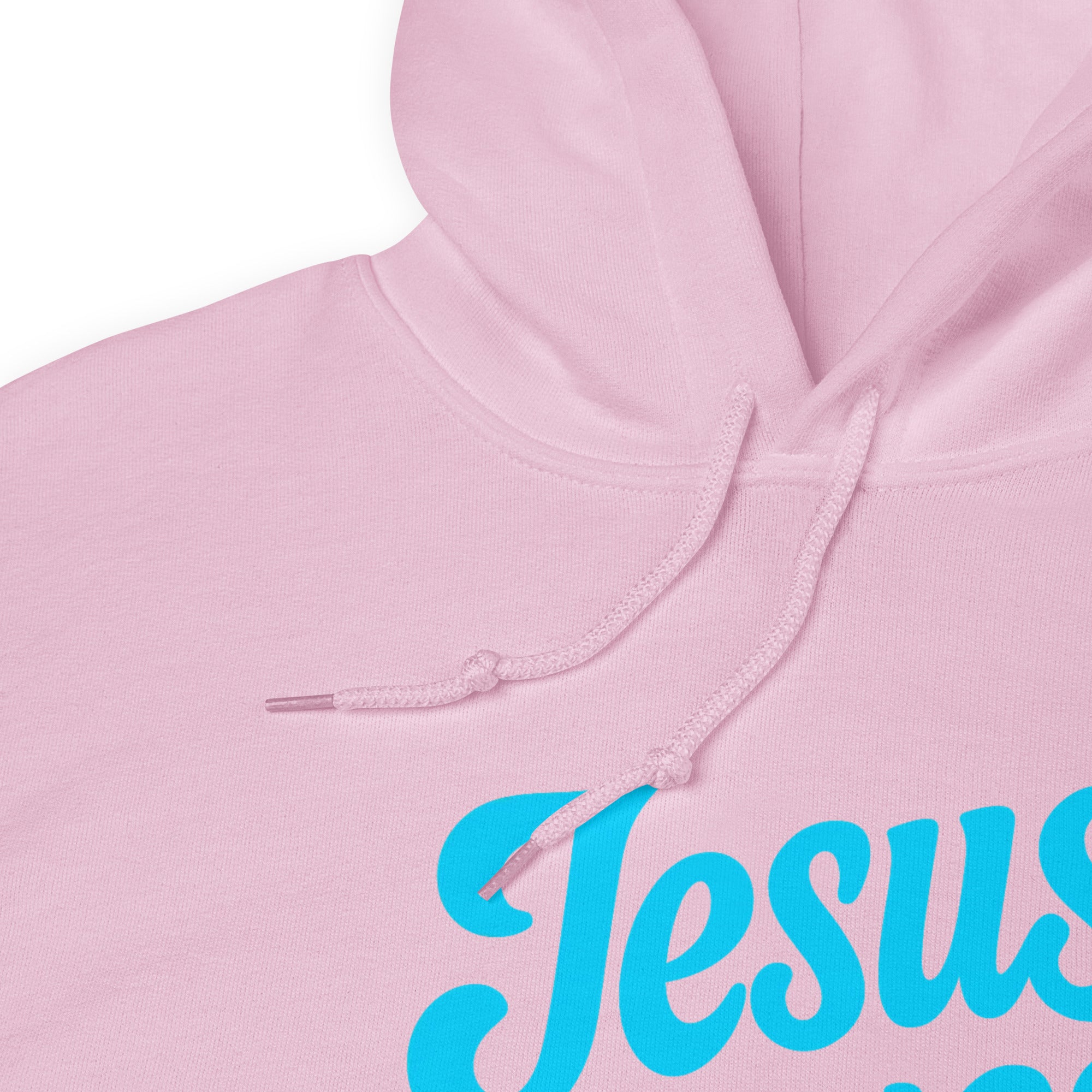Jesus Saves Pink and Turquoise Christian Hoodie