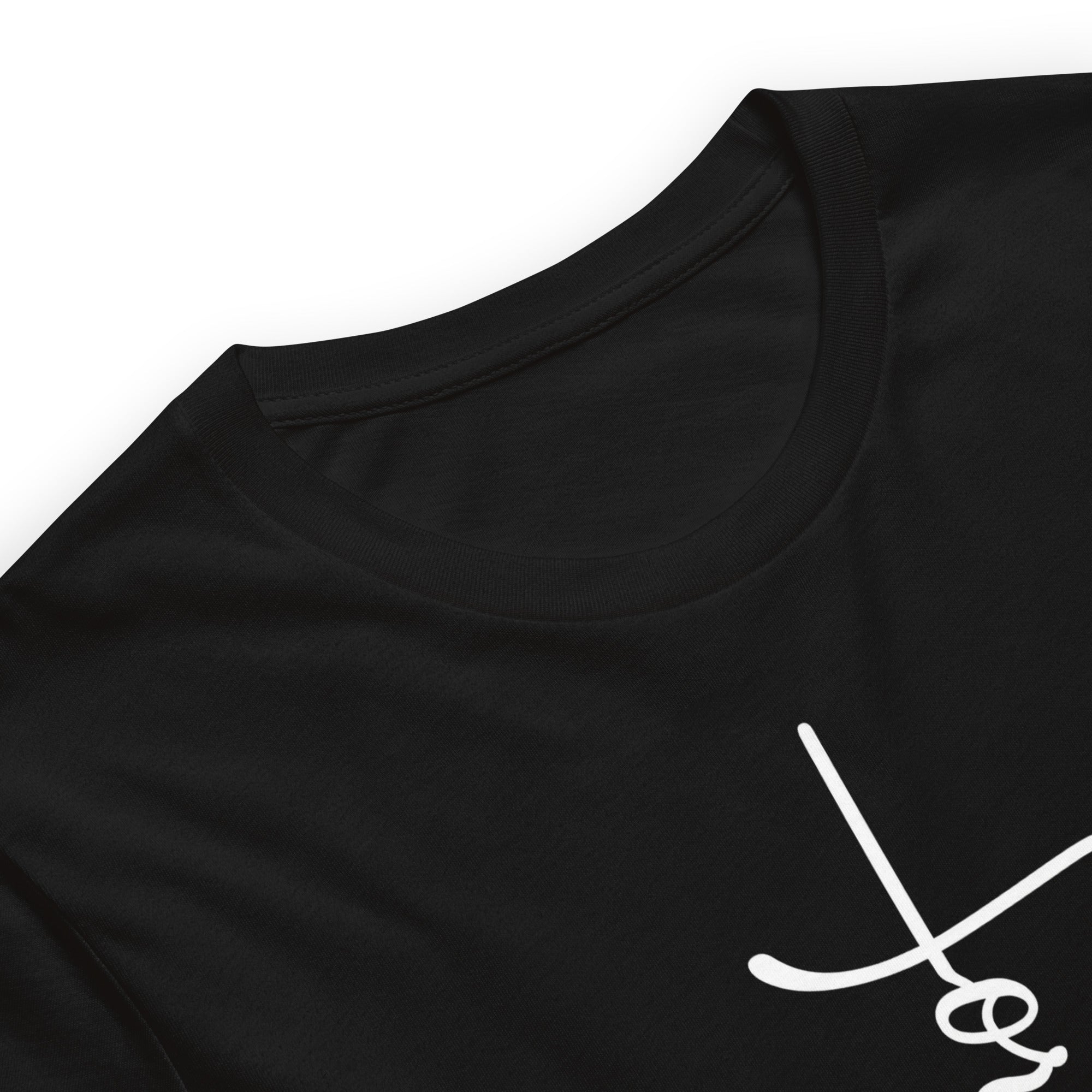 Forgiven Cross Tee - Unisex Christian Shirt in Black and White