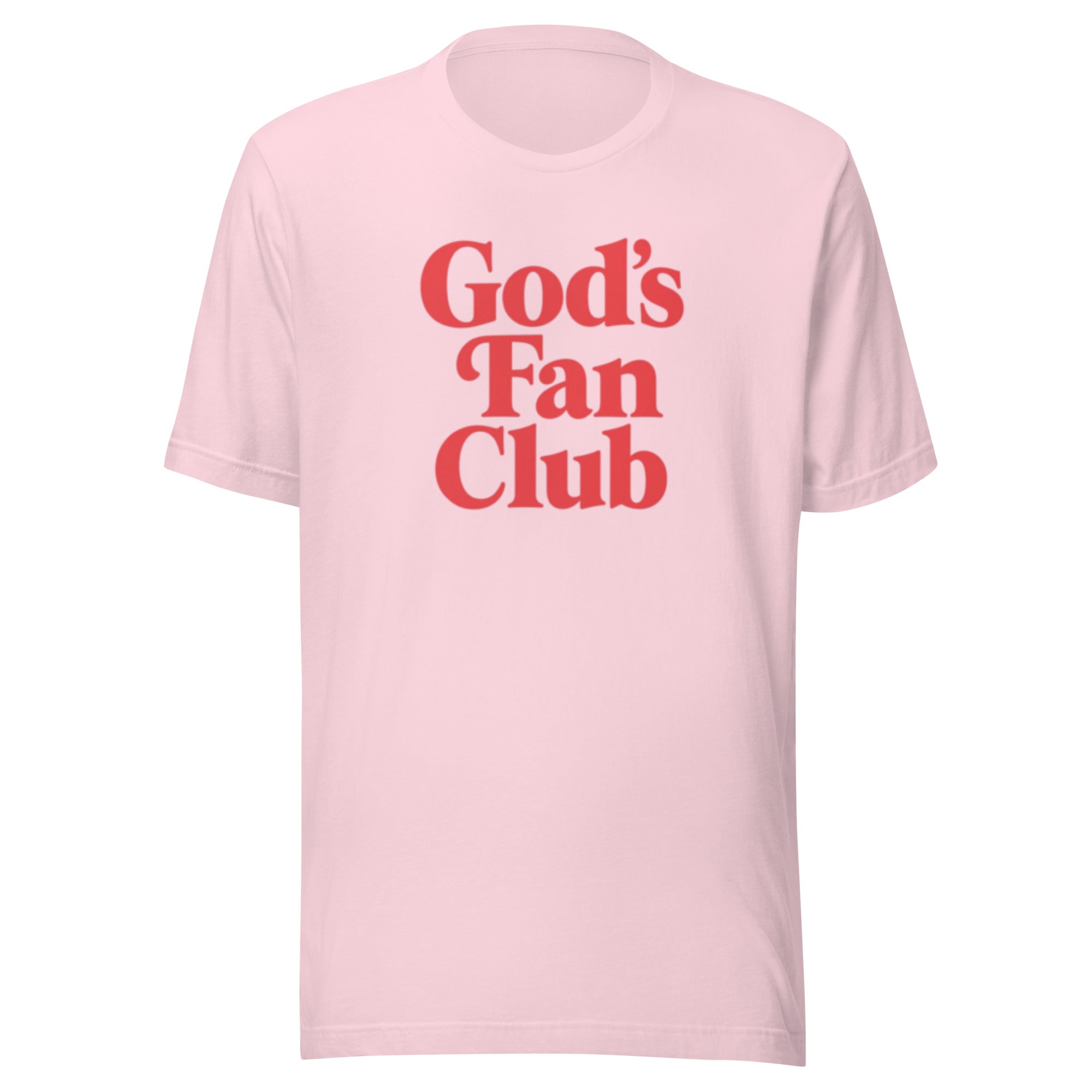 God's Fan Club Shirt - Pink and Red