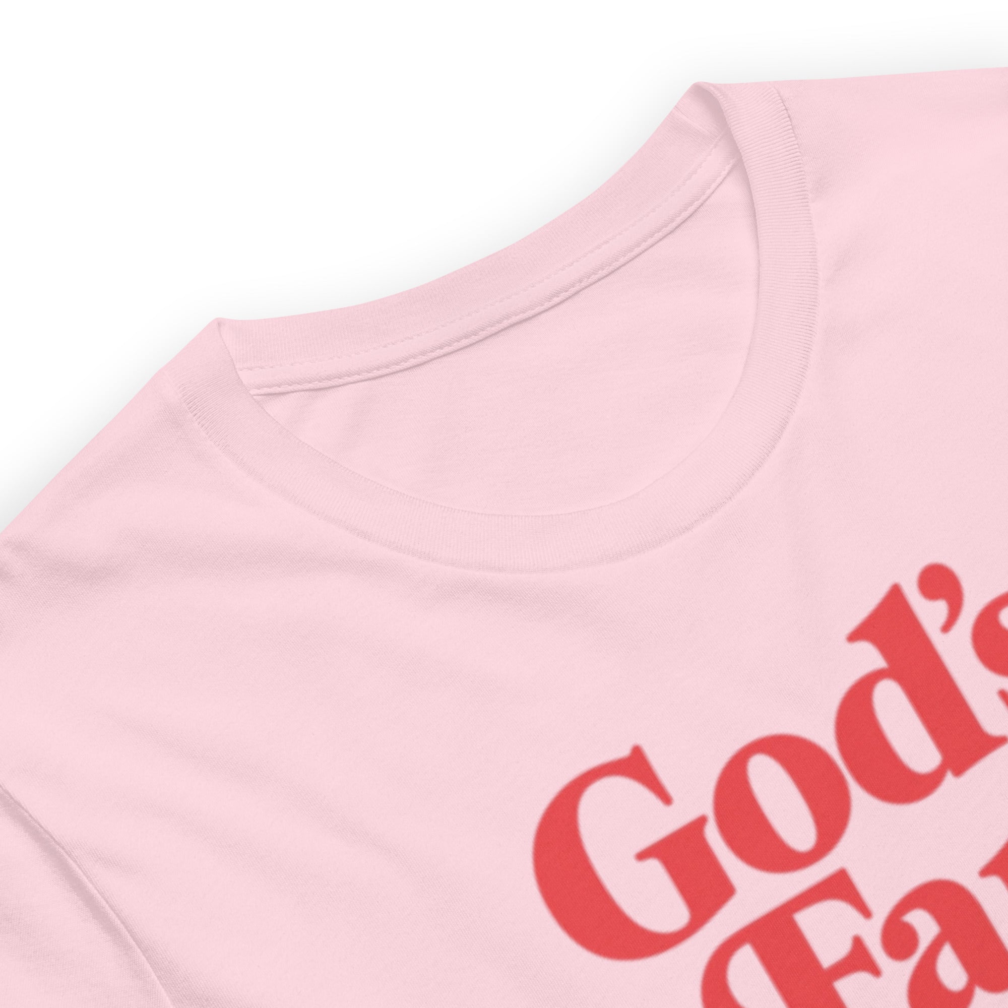God's Fan Club Shirt - Pink and Red