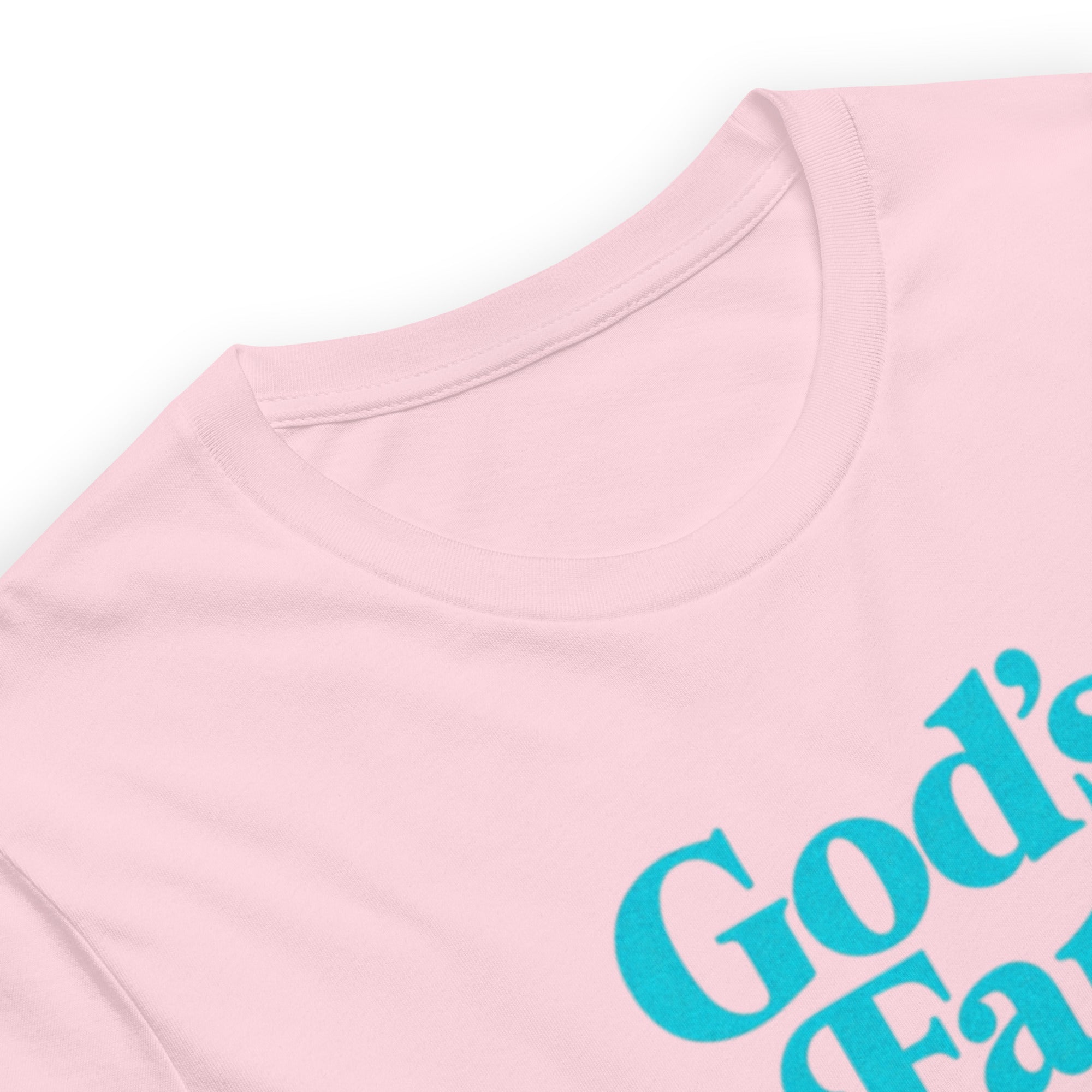 God's Fan Club Shirt - Pink and Turquoise