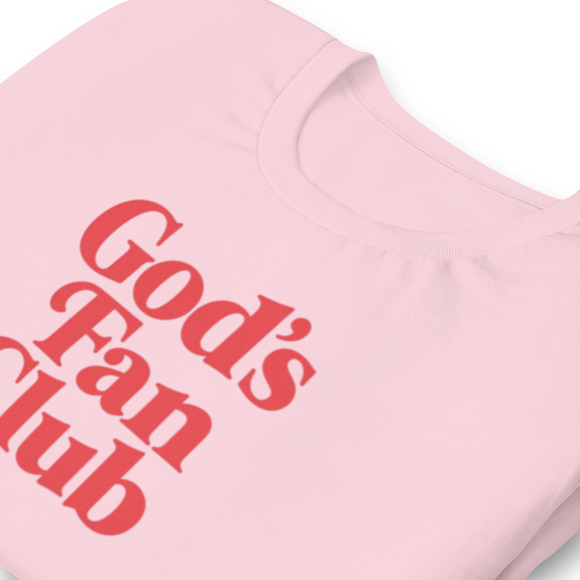 God's Fan Club Shirt - Pink and Red