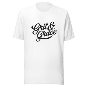 Grit & Grace Women's Graphic Tee - White – Skylar Yoo Grit & Grace Women's Graphic Tee - White – Skylar Yoo