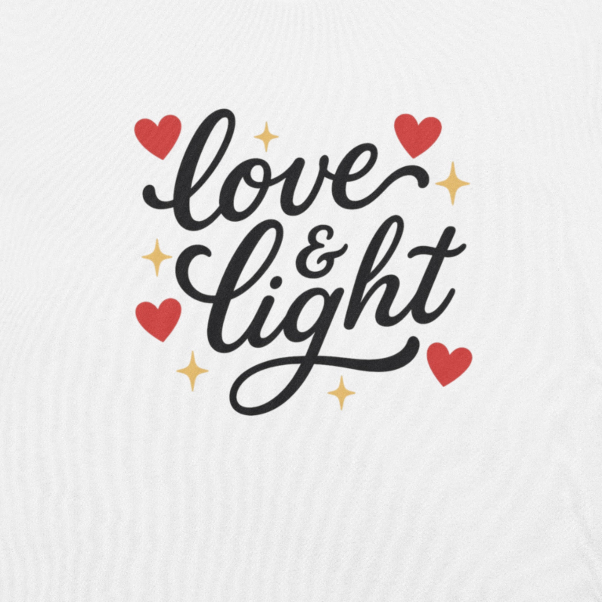 Love & Light Graphic Tee - White