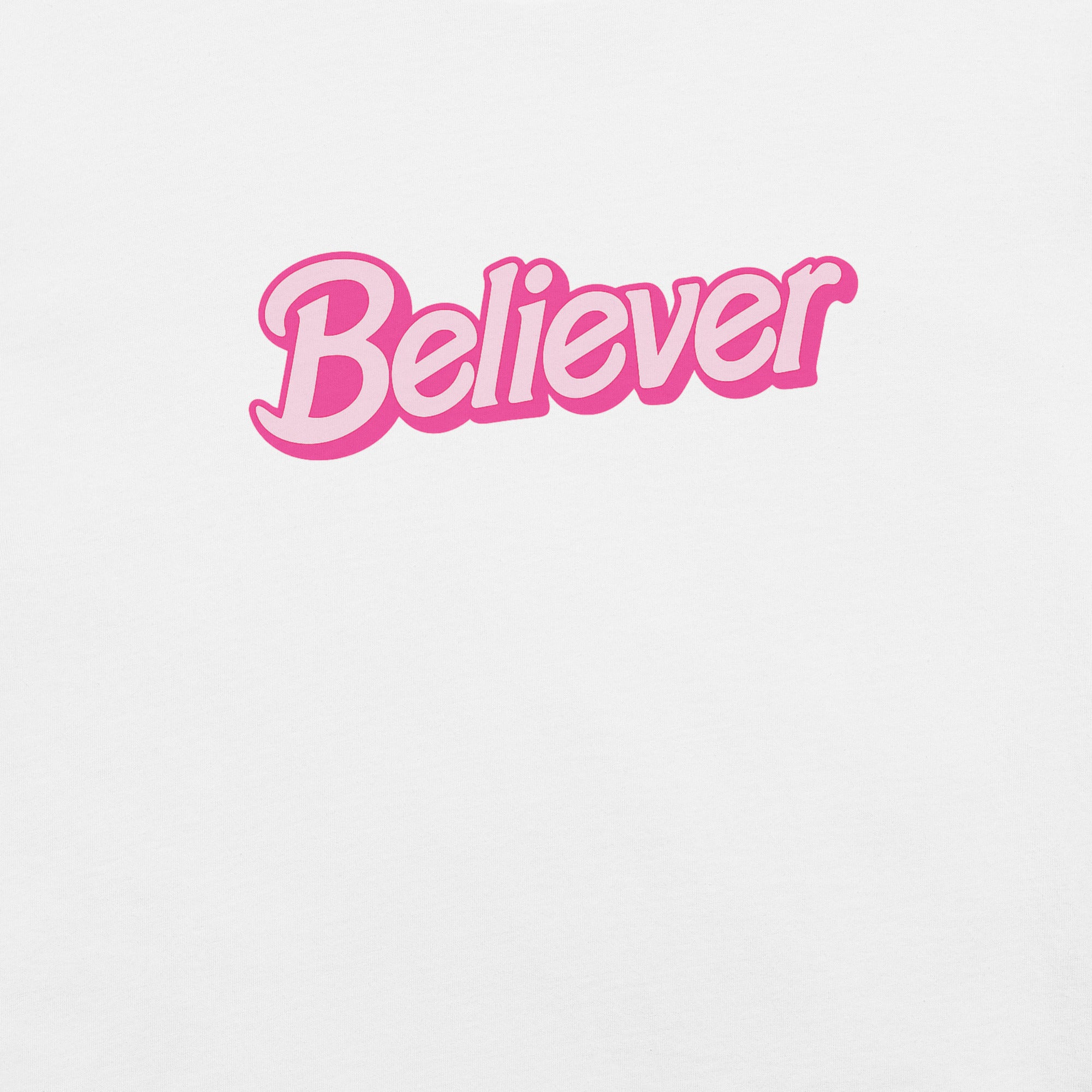 Barbie-Inspired Believer Graphic Tee