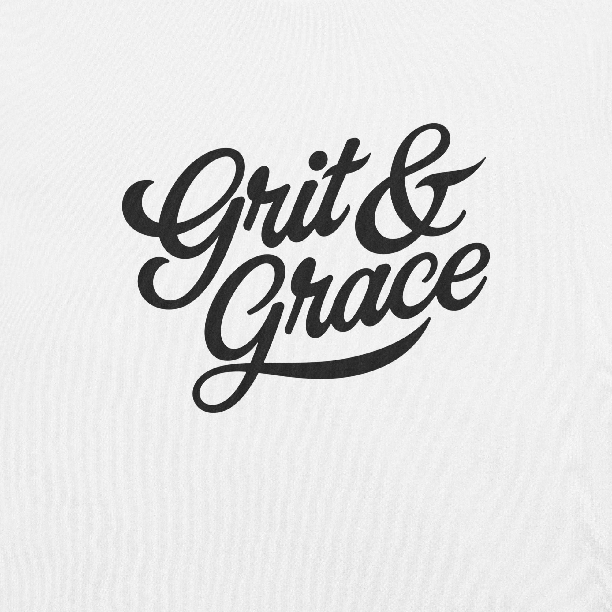 Grit & Grace Women's Graphic Tee - White