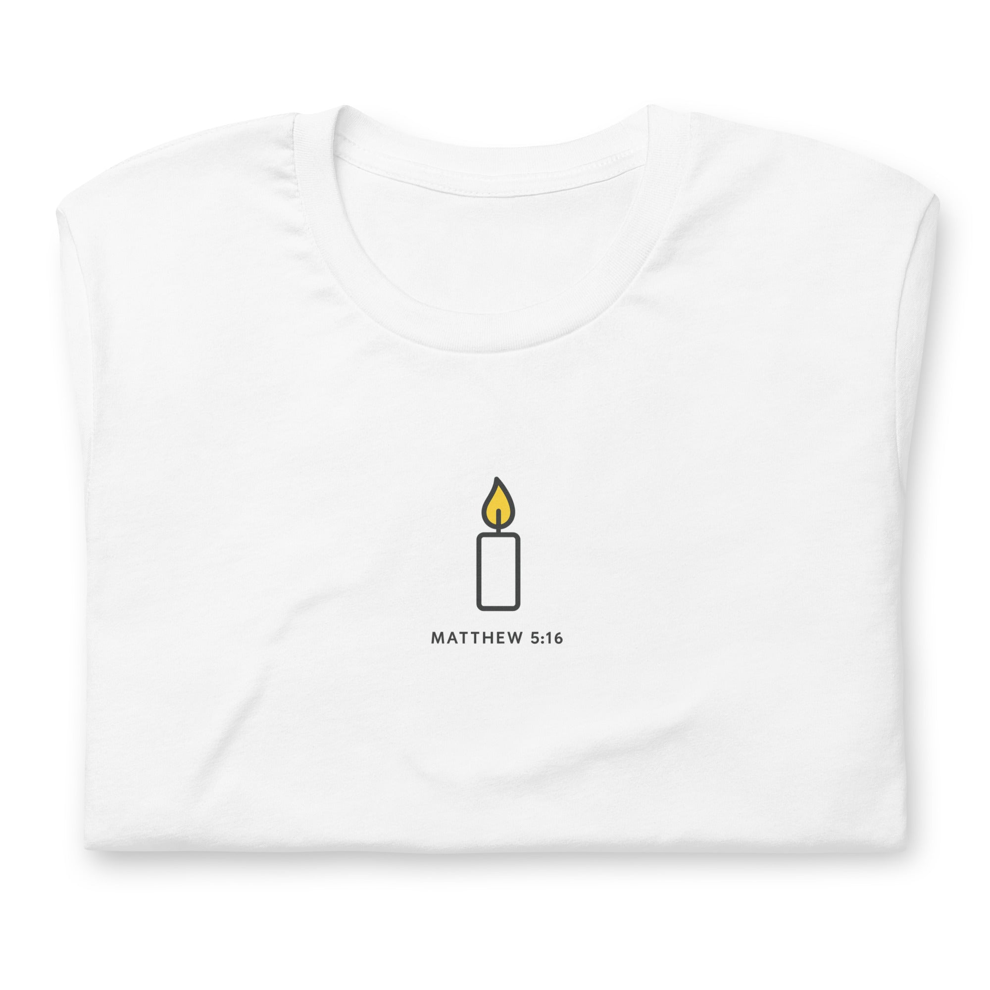 Matthew 5:16 Minimalist Graphic Tee - Unisex