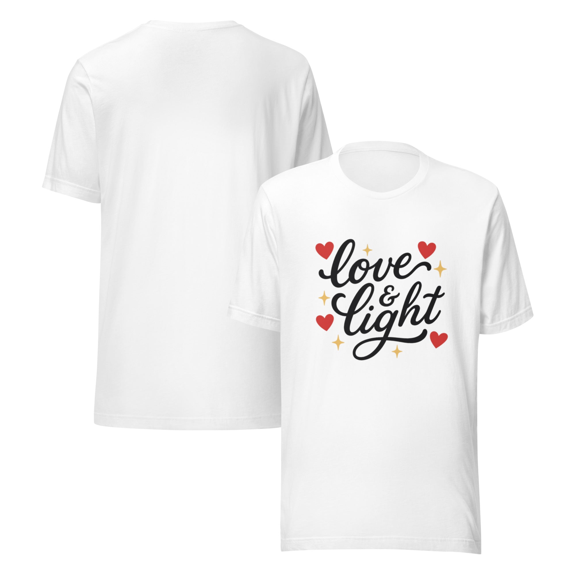 Love & Light Graphic Tee - White