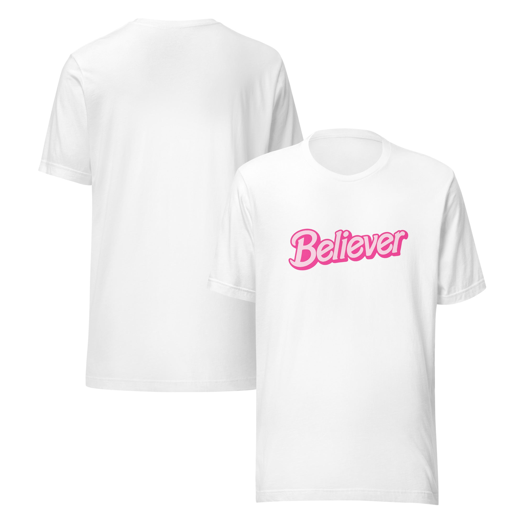 Barbie-Inspired Believer Graphic Tee