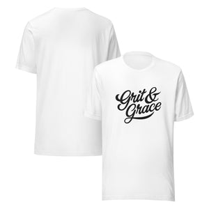 Grit & Grace Women's Graphic Tee - White