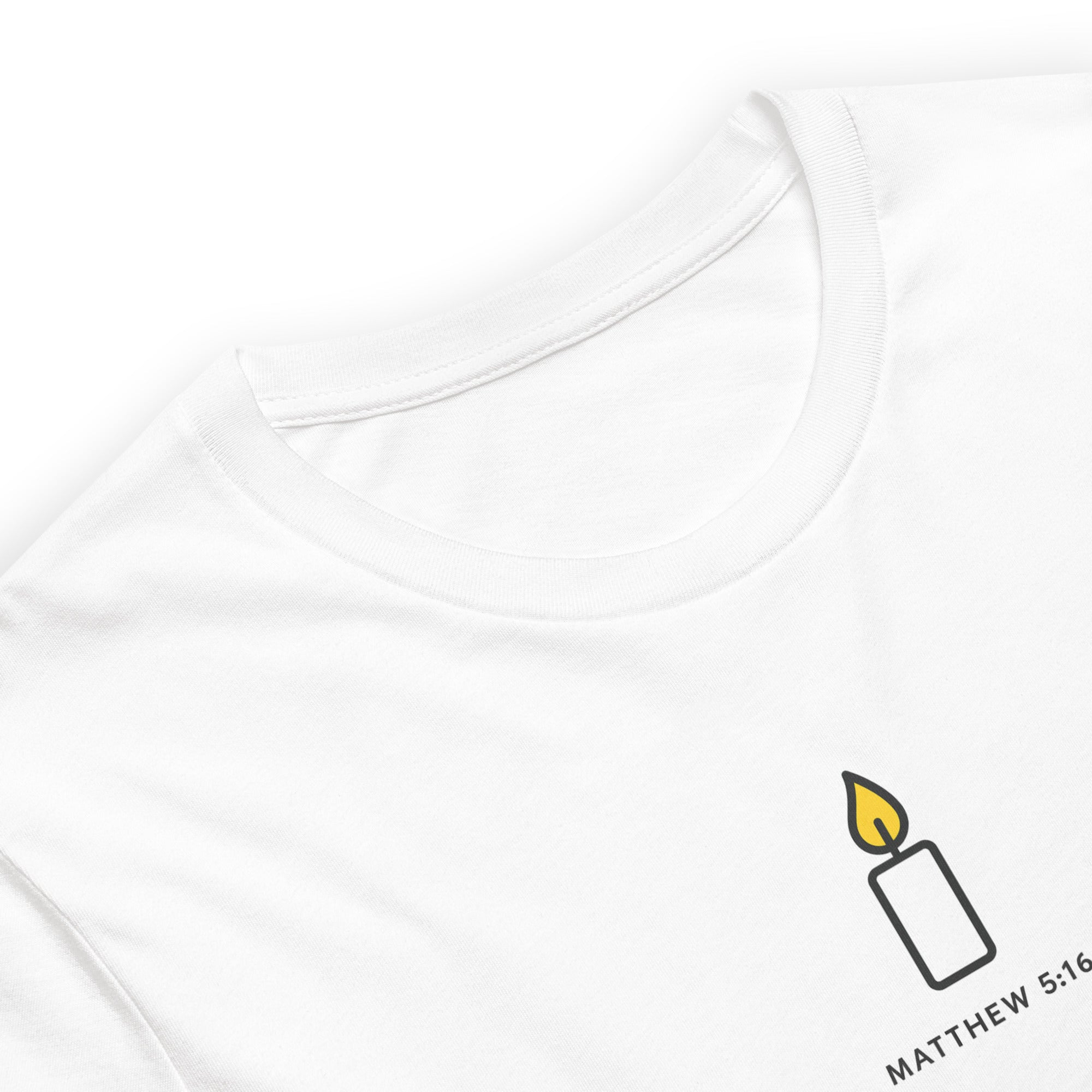 Matthew 5:16 Minimalist Graphic Tee - Unisex