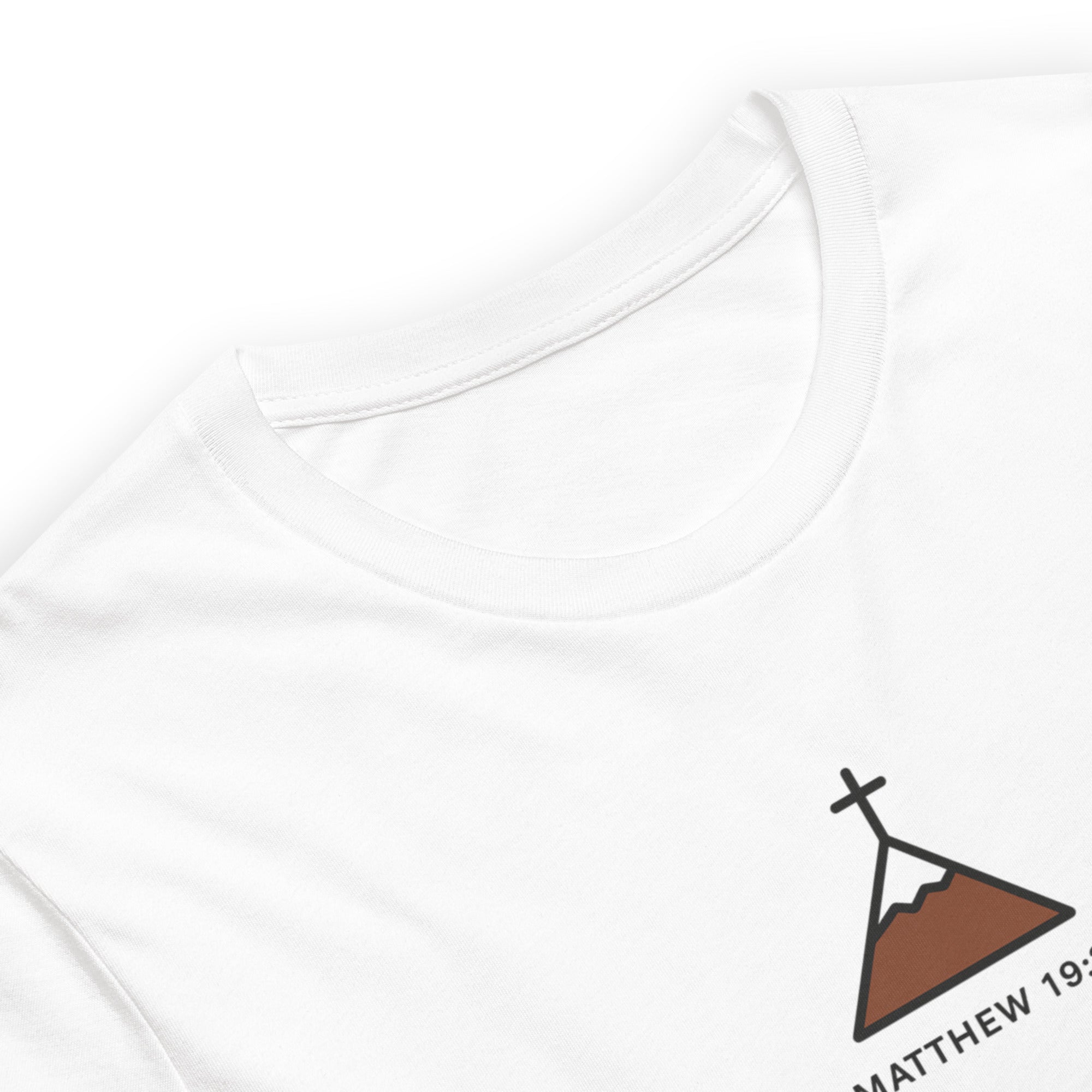Matthew 19:26 Minimalist Graphic Tee - Unisex