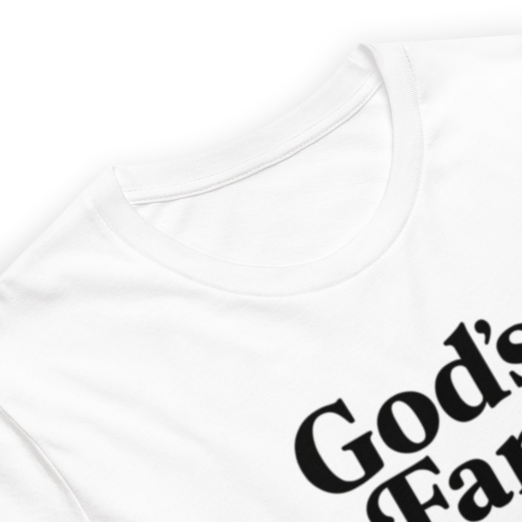 God's Fan Club Shirt - Black on White