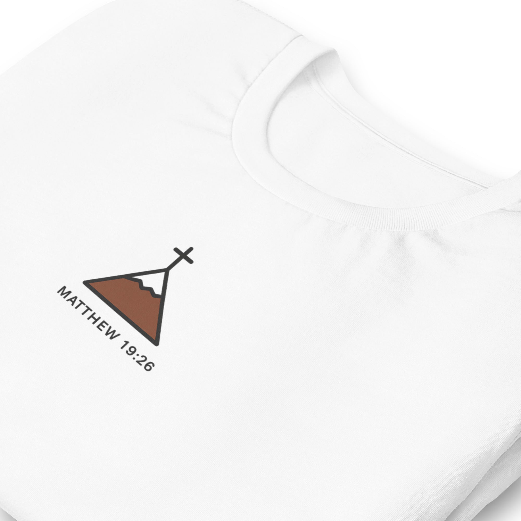 Matthew 19:26 Minimalist Graphic Tee - Unisex