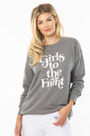 Girls to the Front Sweater in Gray
