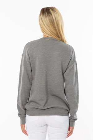 Girls to the Front Sweater in Gray