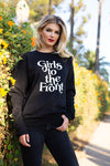 Girls to the Front Sweater in Black