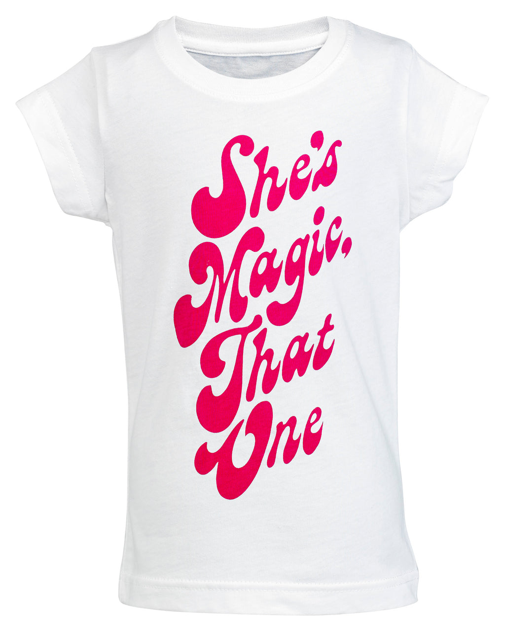She's Magic, That One Toddler Graphic Tee - White
