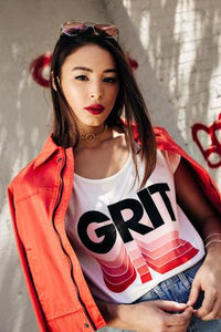 Grit Graphic Tee - White