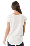 Shatter the Glass Ceiling Feminist Graphic Tee - White